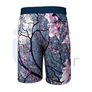 Nouveauté 100% Polyester décontracté imprimé femmes Shorts haute qualité vêtements de sport Gym Fitness tricoté cordon gros Shorts - Product Image 2