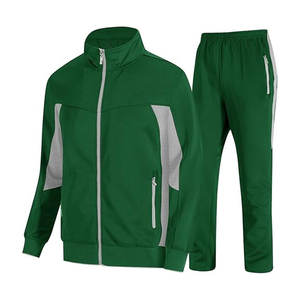 2025 nueva llegada primavera y otoño fino hombres Stand Collar Casual traje deportes al aire libre Sudadera con capucha conjunto de dos piezas - Product Image 6