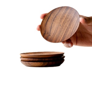 Posavasos de mesa de acacia de mango con respaldo antideslizante para uso en Escritorio de oficina Paquete de posavasos de madera sostenible a precio al por mayor - Product Image 6