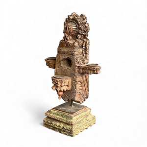 Wooden <b>Candel</b> Stand with Lantern Design for Home Decor for Weddings Christmas Easter - Product Image 1