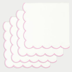 Serviettes et napperons en lin/coton d'usine directe de qualité supérieure serviette brodée à bord festonné pour les fêtes de mariage - Product Image 4