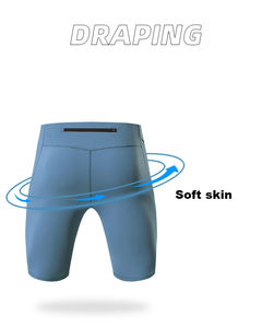 Pantalones cortos de compresión de tendencia para hombre, medias de culturismo de secado rápido, mallas cortas para Fitness, cintura elástica, pantalones cortos deportivos para gimnasio y correr para hombre - Product Image 6