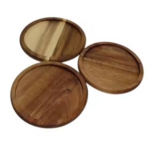 Custom Design Handmade <b>Coasters</b> <b>Drink</b> Custom Walnut Wood Custom Shape Exporter From India With Export Quality - Product Image 5