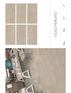 กระเบื้องพอร์ซเลนเคลือบสีทองดีไซน์อิตาลีกันลื่นทันสมัยสำหรับใช้งานในห้างสรรพสินค้าและโรงเรียน - Product Image 1