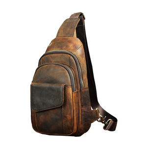 New Genuine Leather Men's Bag-Simple <b>Small</b> High Quality Durable Sports Fashion Business Casual Messenger Shoulder Bag - Product Image 2