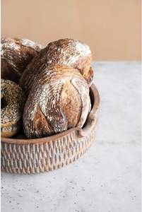 ชามไม้มะม่วงแกะสลักด้วยมือ พร้อมฝาปิด แต่ละชิ้นจะใช้เป็นถาดเสิร์ฟสลัด ถาดเสิร์ฟไม้มะม่วงและไม้กระถิน - Product Image 2