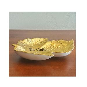 Bol à fruits décoratif en aluminium couleur or avec bol à chocolats et noix de qualité exclusive au prix le plus bas - Product Image 5