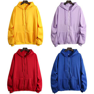 Custom Made OEM Wholesale Women's Zipper Hoodies High Quality 100% Cotton Windproof Eco-Friendly Casual Customized Colors Logo - Product Image 2
