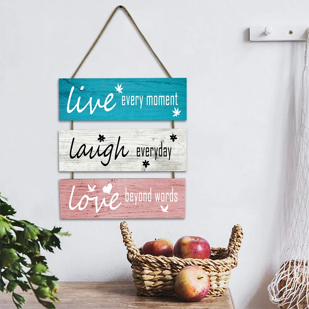 Wall decorations  European style wall decoration wooden hanging signs  country farmhouse home decoration wooden hanging signs