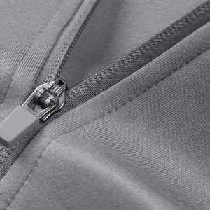 Ensemble de survêtements techniques en molleton imprimé de haute qualité pour hommes, séchage rapide, respirant, couleur unie - Product Image 3