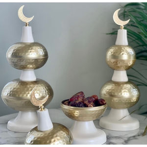 Regalo de ocasión islámica mesa de diseño moderno producto decorativo de Ramadán adorno de media luna de Ramadán acentos festivos Musulmanes - Product Image 6