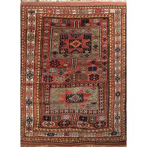 Kiaan Green Hand Knotted Wool <b>Rugs</b> <b>Boho</b> Geometric Abstract for Home Entryway Hallway Rectangle Jaipur <b>Rugs</b> US-for Enhancing Home - Product Image 1