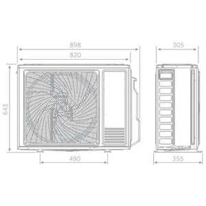 Aire Acondicionado Inteligente Haier Expert Blanco, Inverter Dual Split R32 12000+12000 BTU A++, 5U90S2SS5FA, Conexión Wi-Fi, 12000 BTU - Product Image 3