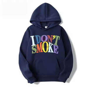 Nouvel arrivage de sweats à capuche à impression bouffante de qualité supérieure, vêtements d'hiver confortables et décontractés avec broderie 3D, coton mélangé de base - Product Image 1