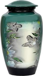 Urne funéraire en forme de papillon pour cendres humaines adultes, urne commémorative artisanale, vase à cendres abordable, décoration d'intérieur - Product Image 2