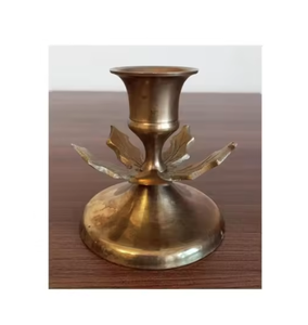 Soporte de vela de Metal decorativo para el hogar de Venta caliente de estilo americano, portavelas con acabado dorado y portavelas en MOQ bajo - Product Image 1