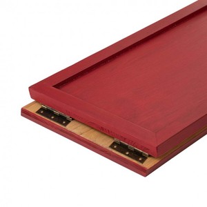 Elegante collar de árbol de Navidad de madera roja hecho en India, soporte para árbol de Navidad, decoración elegante inspirada en la India, decoración para el hogar, Año Nuevo, fiesta de Navidad - Product Image 2