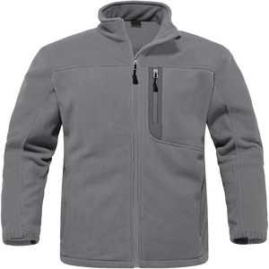 Chaqueta Polar Cálida para Hombre con Cuello Alto, Logotipo Frontal, Transpirable y de Secado Rápido, con Bolsillo con Cremallera - Product Image 5