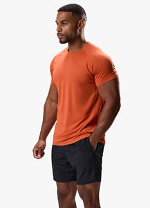 Camisetas Deportivas Ajustadas de Punto para Hombre, Transpirables, para Gimnasio, Entrenamiento, Fitness - Product Image 5