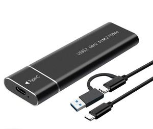 M2 NVMe <b>Ssd</b> Enclosure 10Gbps <b>External</b> Type c PCI-e Adapter M.2 Nvme Metal <b>SSD</b> Enclosure Case - Product Image 2