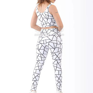 Conjunto de Yoga para mujer de etiqueta privada de alta calidad, conjunto de Yoga personalizado de algodón para mujer, hecho en Pakistán - Product Image 6
