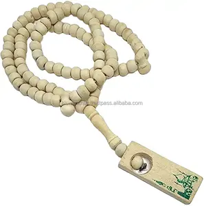 Cuenta de oración musulmana de madera con acabado brillante de 8mm, cuentas Tasbih 100, diseño de borla resistente y duradero, cuentas de piedra religiosa para mezquita casera - Product Image 5