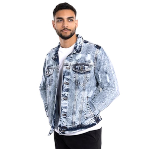 Dernière mode Veste en jean à impression personnalisée pour hommes Street Style Vêtements décontractés pour hommes Veste en jean à vendre - Product Image 4