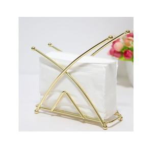 Servilletero de metal Soporte único para servilletas de mesa Estante de almacenamiento de pañuelos al por mayor de proveedores de Royal Home - Product Image 1