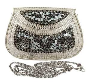 Bolso de Mano de Nácar, Elegante y de Lujo para Mujer, Ideal para Bodas y Fiestas - Product Image 1