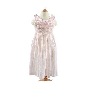 Bon prix Vêtements pour enfants filles smockés à la main pour bébé fille Service ODM à manches courtes Fabricant du Vietnam Vente chaude - Product Image 6