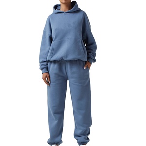 2025 nouveau haut de gamme sur mesure femmes survêtements Logo personnalisé plaine Jogging femmes survêtement haute qualité vêtements de rue - Product Image 1