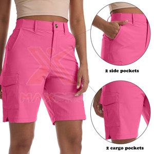 <b>Women's</b> Breathable Canvas <b>Cargo</b> <b>Shorts</b> Lightweight 100% Cotton High Quality Apparel Wholesale - Product Image 2