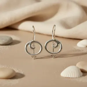 Pendientes de Plata 925 con Forma de Nota Musical, Bañados en Oro y Oro Rosa, Joyería para Regalo de Boda o Fiesta - Product Image 2