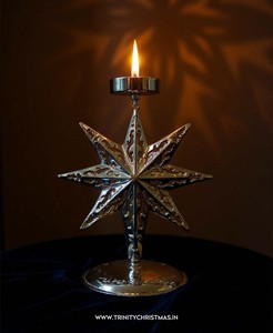 Porte-bougie en bois très vendu, décoration de la maison, Noël, mariage, fête, fabriqué par Acube Industries India - Product Image 4