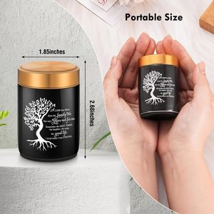 Metal Small Urns for Human <b>Ashes</b> <b>Keepsake</b> Cremation Custom Size <b>Ashes</b> Memorial Funeral Customized Color Engraving Unique Style - Product Image 5