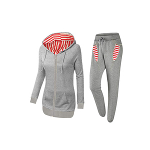 Elegante chándal con logotipo personalizado, Tops cortos, sudadera y chándal para correr, conjunto de piezas, chándales de mujer para mujer - Product Image 4