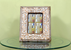 Best Prices Floral Pattern <b>Photo</b> <b>Frame</b> with Hard Wood <b>8X10</b> Inch Size Antique Finished <b>Photo</b> <b>Frame</b> for Sale by Exporters - Product Image 2