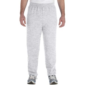 Nisar Sons Industry White Heather Oversized Men's Fleece 100% Cotton <b>Drawstring</b> Closure Gym Winter <b>Trousers</b> New Arrival Custom - Product Image 1