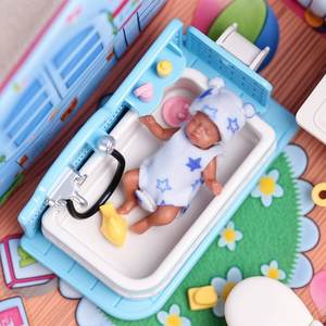 Babeside Mini 4,5 pulgadas cuerpo completo silicona <span class=keywords><strong>Reborn</strong></span> bebé muñecas pequeñas con accesorios 12CM juego de juguete suave de moda - Product Image 3