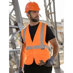 Gilet Riflettente di Sicurezza con Adesivi e Luci Riflettenti Promozionali - Product Image 5