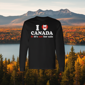 Camiseta de Manga Larga con la Bandera Canadiense y Corazón 'I Love Canada', Producto Promocional, No Está a la Venta - Product Image 3