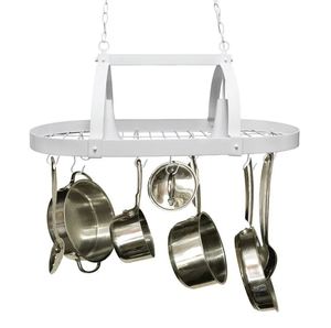 Porte-casseroles en métal fantaisie personnalisé pour casseroles, couvertures et poêles, crochet pour ustensiles, support de rangement mural suspendu, organisateur de cuisine - Product Image 6