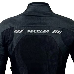 Veste de moto en maille d'été personnalisée pour hommes, équipement de conduite léger et respirant avec protection blindée, col montant - Product Image 4