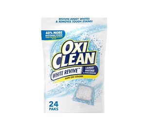 OxiClean White Revive, blanchissant et détachant pour linge, paquets de 24, 40 % de blanchiment supérieur grâce à l'oxygène - Product Image 1