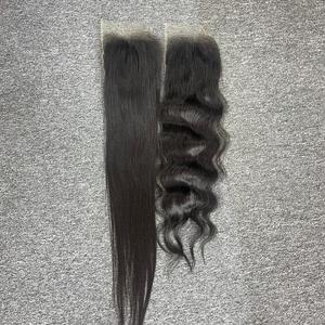 Vente De Gros Extensions De Cheveux Humains Bruts Raides Et ondulés en HD lace 5x5 De La Source De La Plus Haute Qualité - Product Image 1