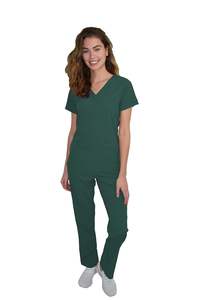 Conjuntos de uniformes de hospital al por mayor, trajes médicos de hombre y mujer, uniforme de enfermería con pantalones de Jogger multibolsillo - Product Image 5