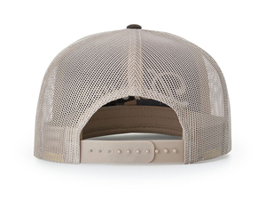 Casquette de camionneur à bord plat brodée en 3D Logo personnalisé Casquette de sport de haute qualité en gros Casquette de camionneur taille réglable avec dos en maille Hiphop - Product Image 3