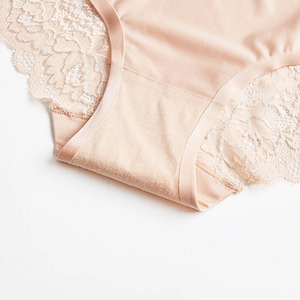 Top Tendance 100% Culotte Élégante En Coton Biologique Élégante Culotte Respirante Personnalisée À Séchage Rapide Nouvelle Culotte Pour Femme - Product Image 5