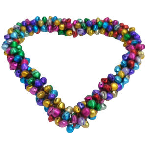 Conception impressionnante cercle suspendu décoratif fer/perles tenture murale nickelage pour la maison et la décoration de noël à la main - Product Image 5