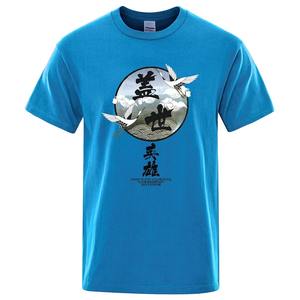 Dernière conception OEM T-shirt à col rond pour hommes vente en gros de haute qualité 100% coton décontracté à manches courtes respirant séchage rapide 220g Jersey - Product Image 6